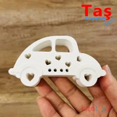 Taş Boyama Araçlar Seti 12 Adet (Sağlam Taş Tozu Arabalar) Sanat