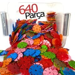 Diskler Molekül Puzzle 640 Parça (Kar Tanesi Motif) Kutulu Lego