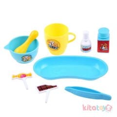 Veteriner Diş Hekimi Seti 17 Parça (Oyuncak Hayvanlar) Sunman 3162