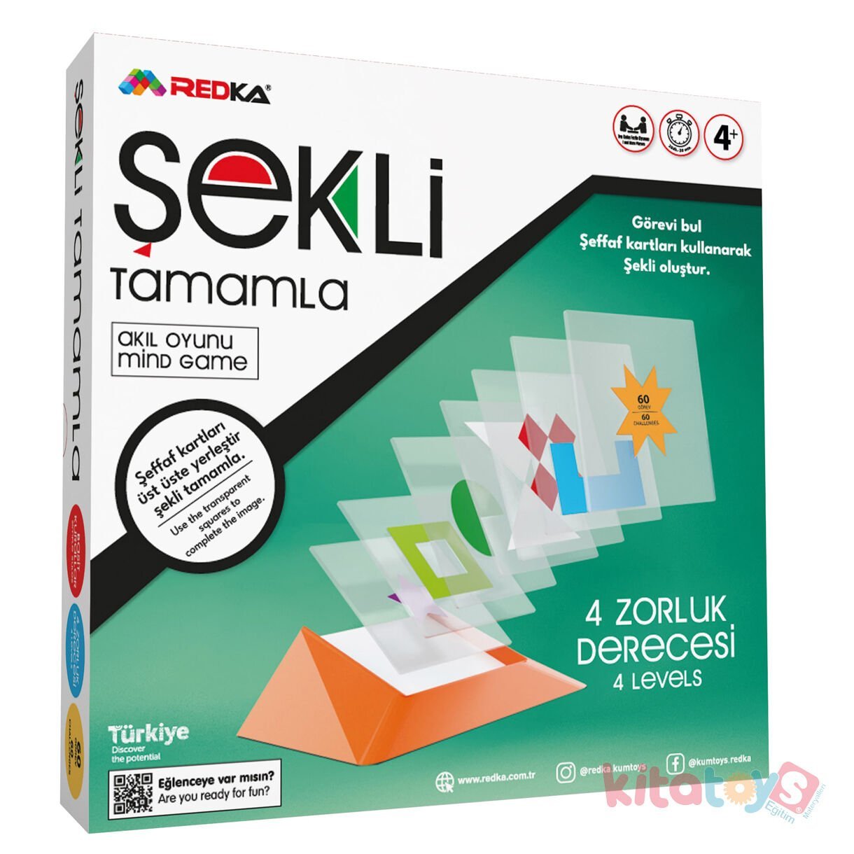 Şekli Tamamla (Redka) RD5258 Akıl Zeka Beceri Oyunu