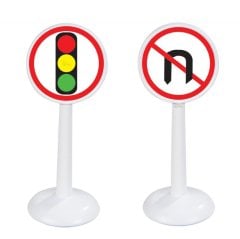 Anaokulu Malzemeleri Trafik İşaretleri 16 Parça