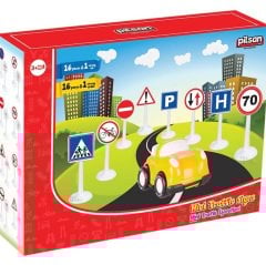 Anaokulu Malzemeleri Trafik İşaretleri 16 Parça