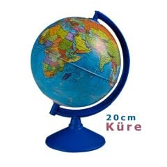 Dünya Siyasi Küre 20 cm (Gürbüz Dünya Maketi)