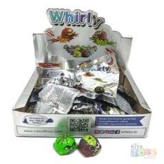 Whirly Car Topaç 6'Lı (Dönen Oyuncak Arabalar) Sürpriz Fırıldak