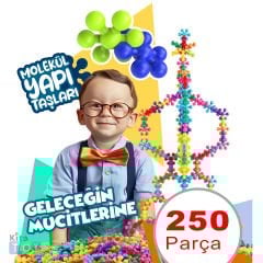 Kar Tanesi Molekül Yapı Taşları 250 Parça (Atom Parçaları)