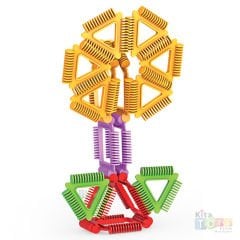Geometrik Puzzle 96 Parça (03896) Eğitici Taraklı Oyuncak Lego