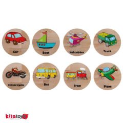 Wo-Mory Aklında Tut TAŞITLAR (Memory Eşini Bul Oyun) Redka