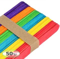 Renkli Dil Çubukları (Abeslang) 50'Li Çubuğu