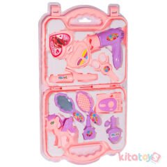 Kuaför Güzellik Seti 10 Parça Çantalı Oyuncak