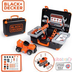 Black+Decker Tamir Çantası Seti (Oyuncak Alet Takımı) Bricolo Box 7600360904