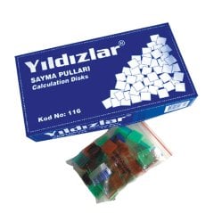 Yıldızlar Sayma Pulları 80 Adet Eğitim Malzemesi 116