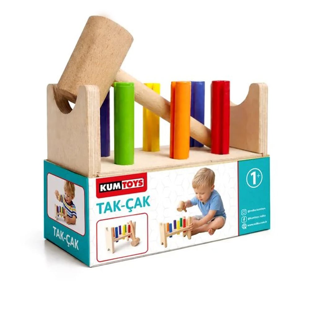 Ahşap Çak Çak (Anaokulu Oyuncak) TakÇak 5460