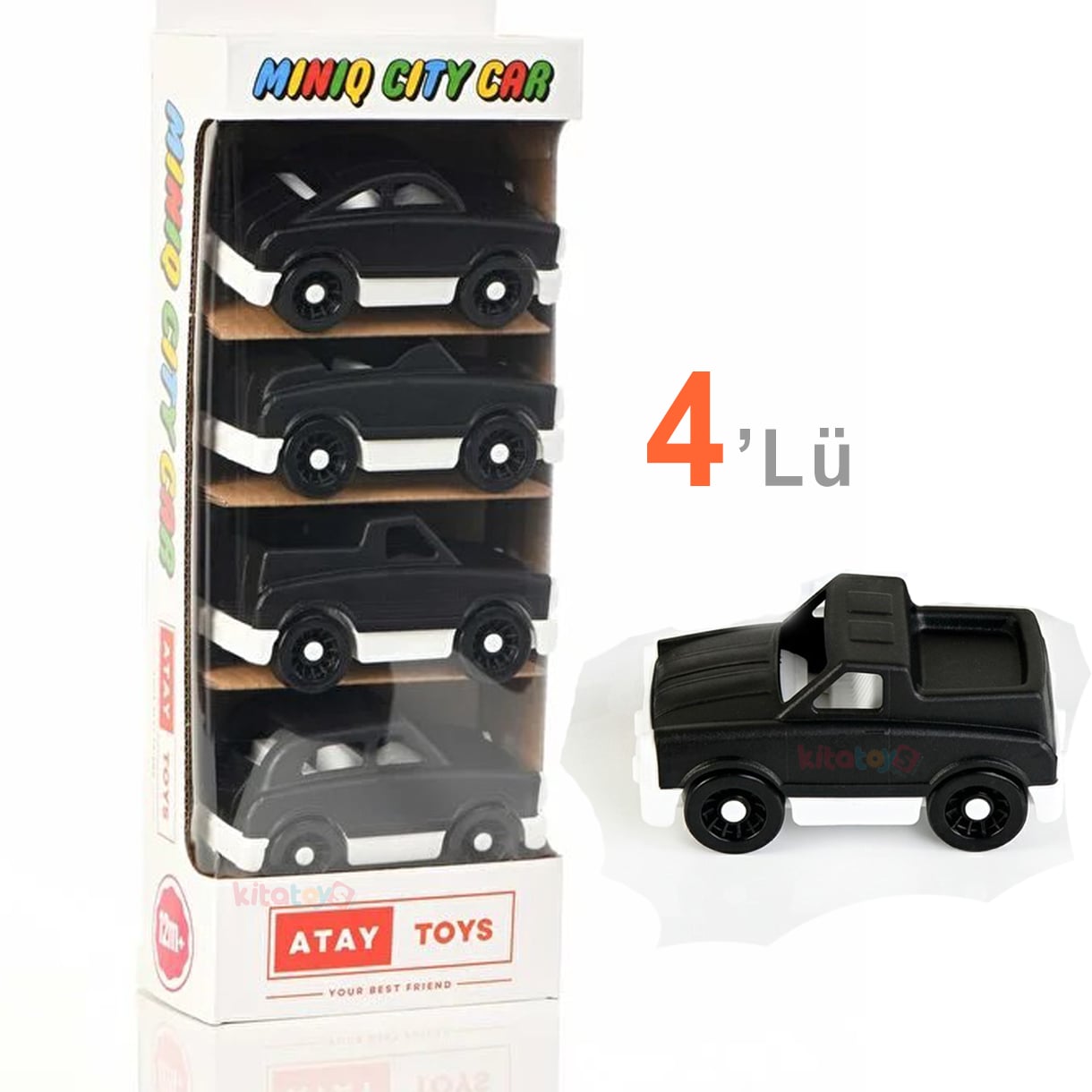 Kırılmaz Arabalar 4'Lü Miniq City Car (Araçlar)
