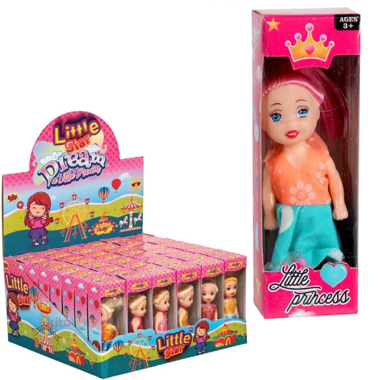 Parmak Bebek 10 cm (Minik Evcilik Oyuncakları) Küçük Oydaş