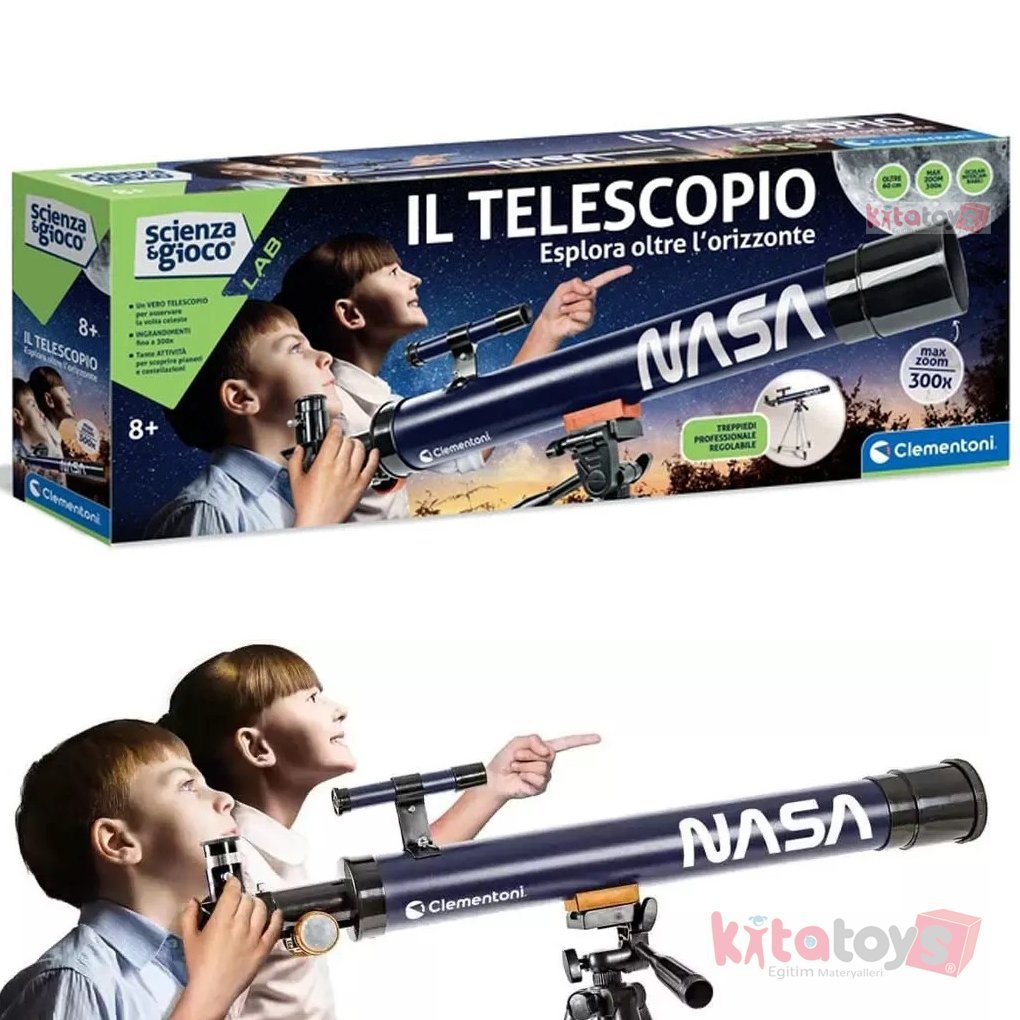Teleskop Seti (Bilim Deney ve Oyun) 75087 Clementoni