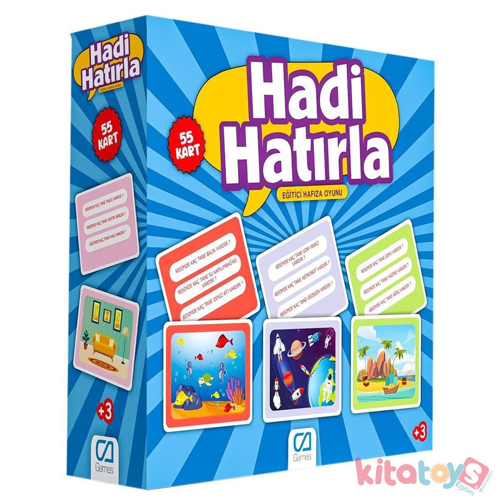 Hadi Hatırla Eğitici Hafıza Oyunu 5108 (Eğitici Oyun Kartları)
