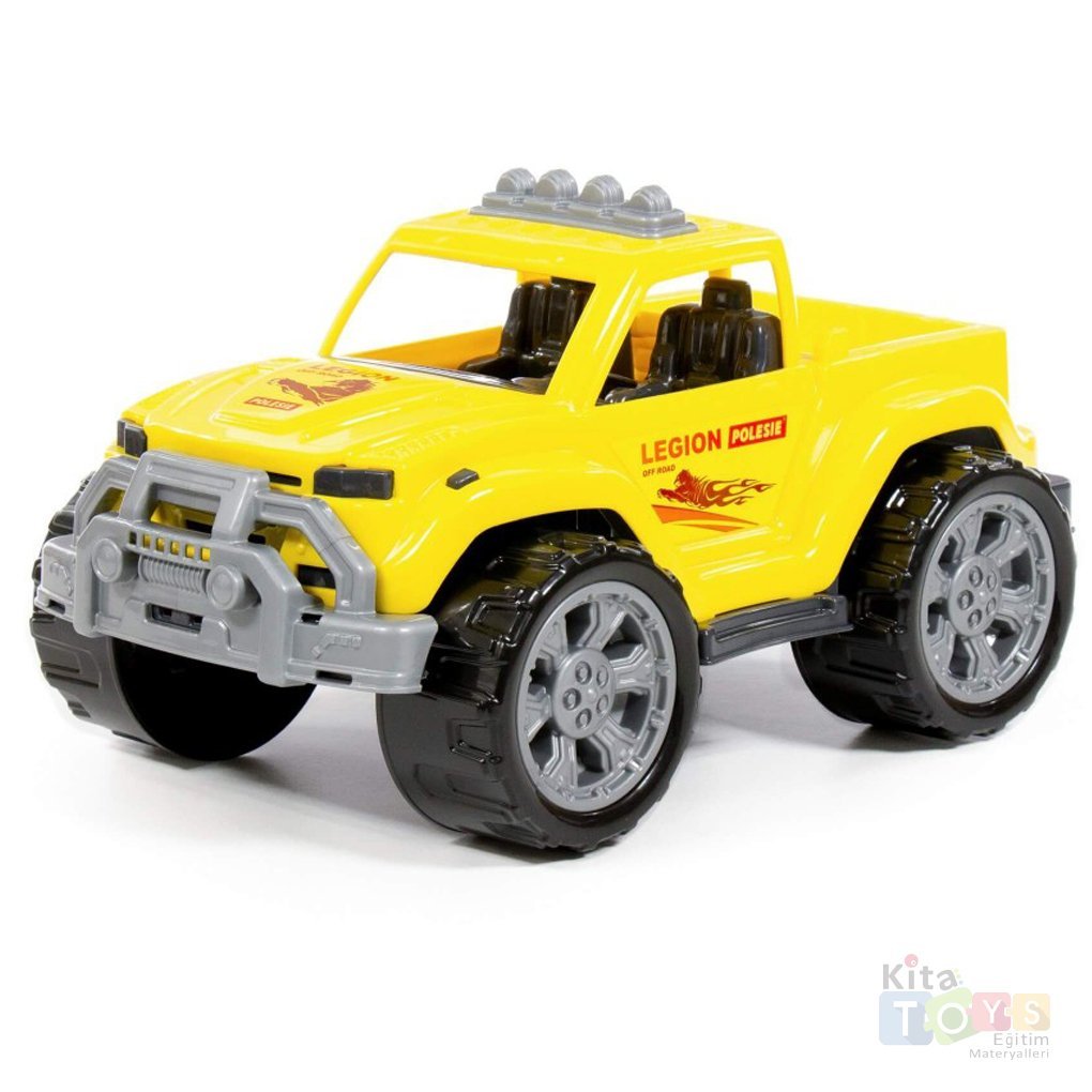 Lejyon Jeep Sarı (Büyük) Oyuncak Araçlar Arabalar