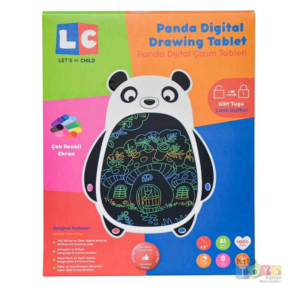 Panda Dijital Çizim Tableti 8,5 İnç Enfal Let's be Child 30946