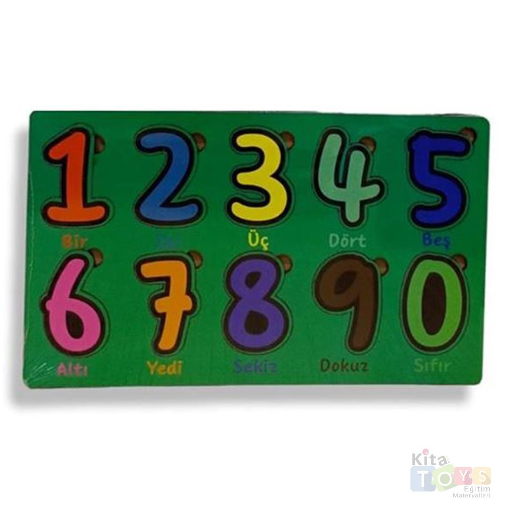 Rakamlar Puzzle (Ahşap Sayılar) 10 Parça