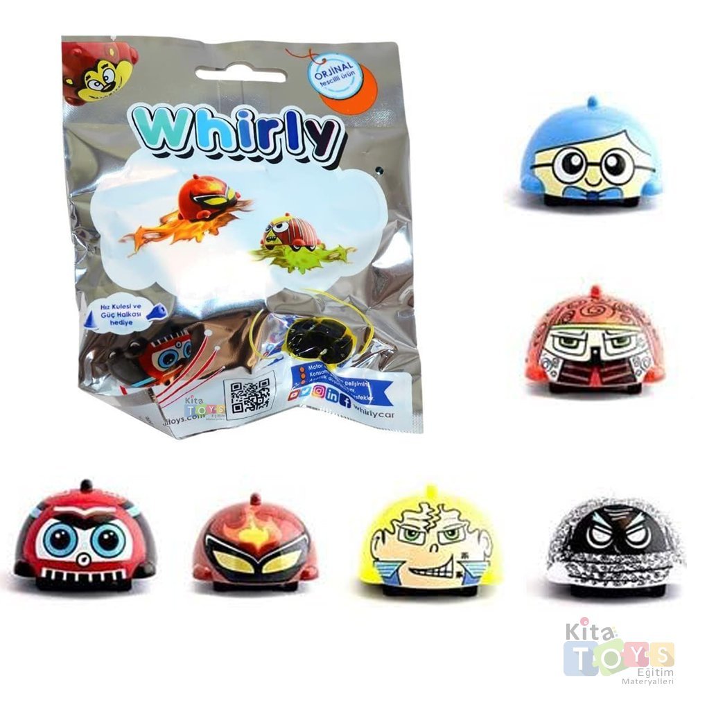 YouTube video player Whirly Car Topaç 6'Lı (Dönen Oyuncak Arabalar) Sürpriz Fırıldak