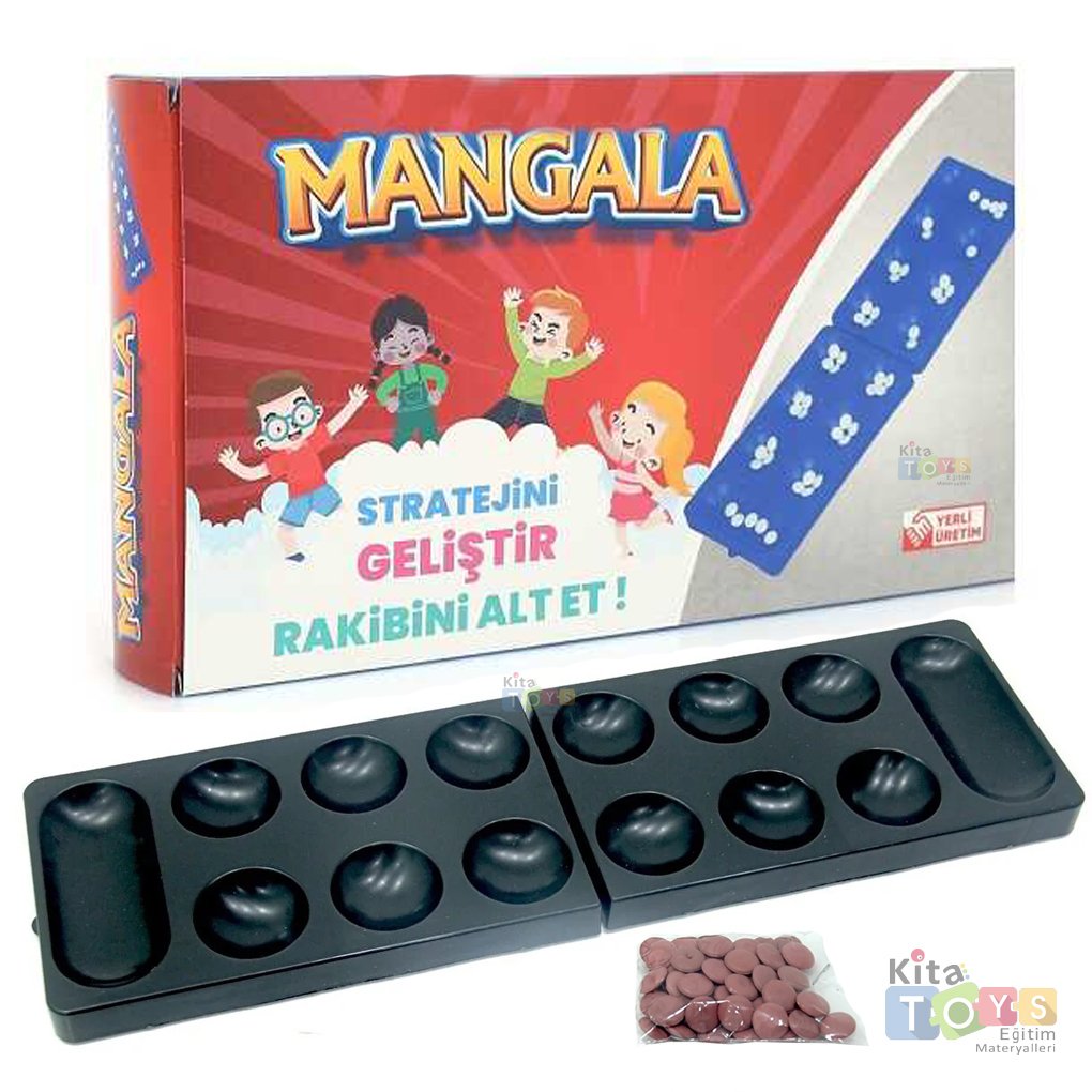Plastik Mangala (Anaokulu İlkokulu MEB Oyunları Ucuz) Kapaklı