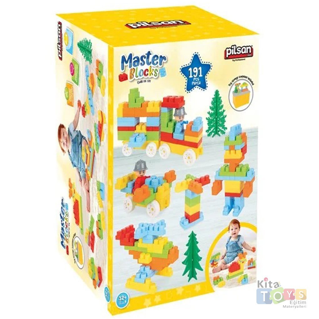 Aksesuarlı Master Bloklar 191 Parça (Lego Yapı Oyuncakları)