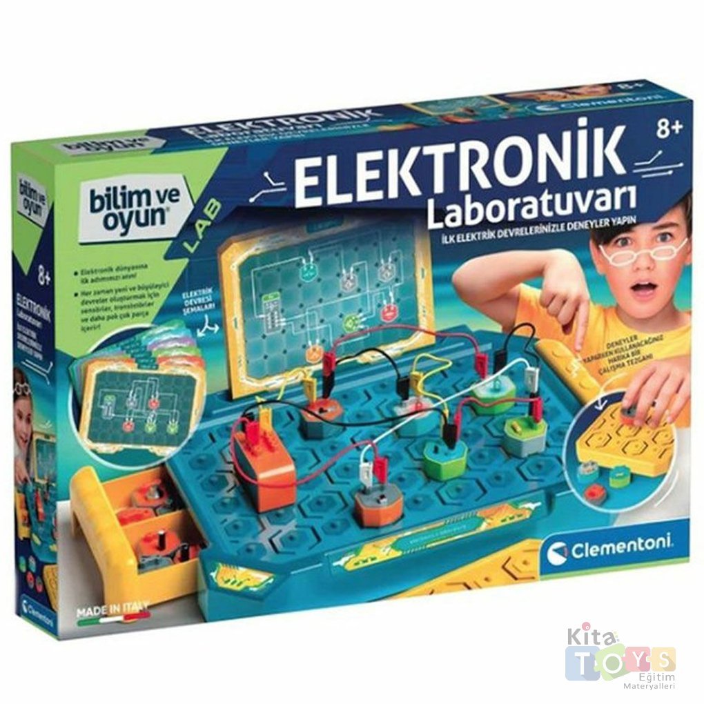 Elektronik Laboratuvarı (Elektrik Deney) Clementoni 64328