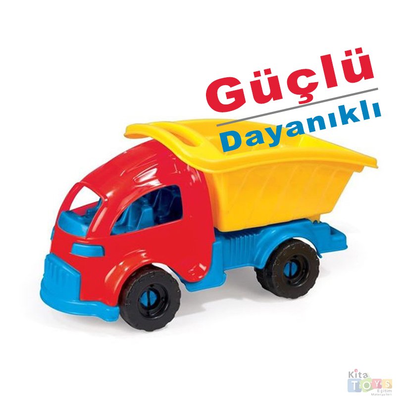 Oyuncak Kamyon 34 cm Güçlü-Dayanıklı Pitbull