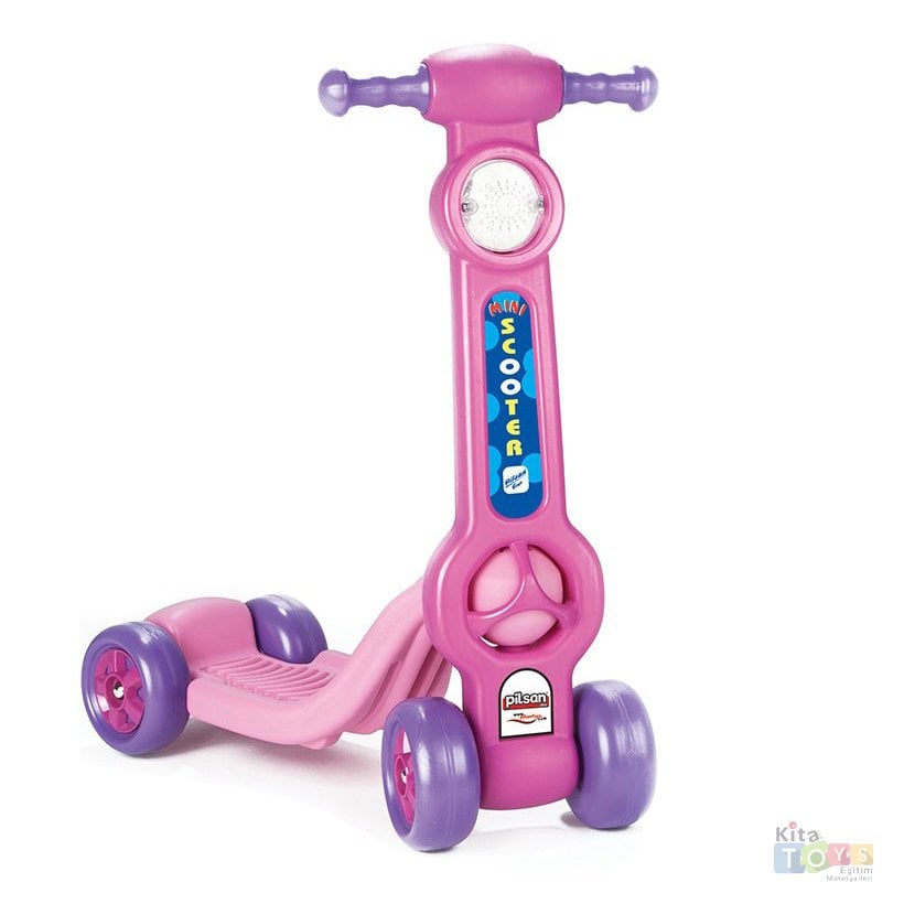 Scooter 63 cm Pembe (Pilsan Mini Çocuk) 07-811