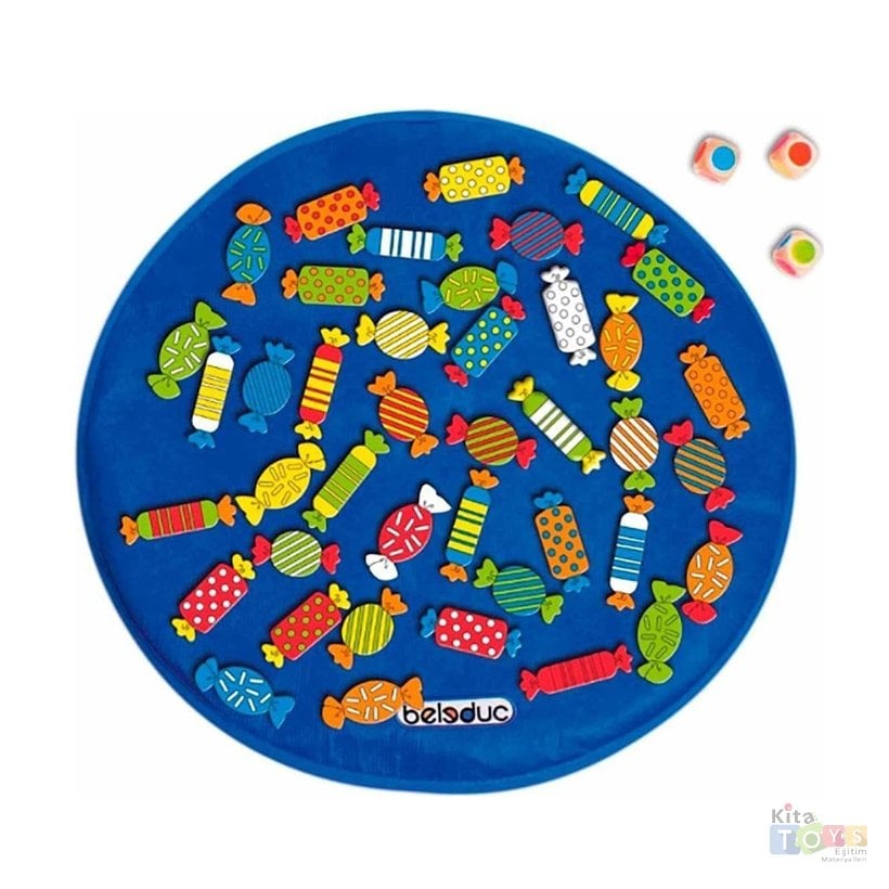 Candy (Şeker) Oyunu (Zeka Geliştirici Eğlenceli Oyuncak)