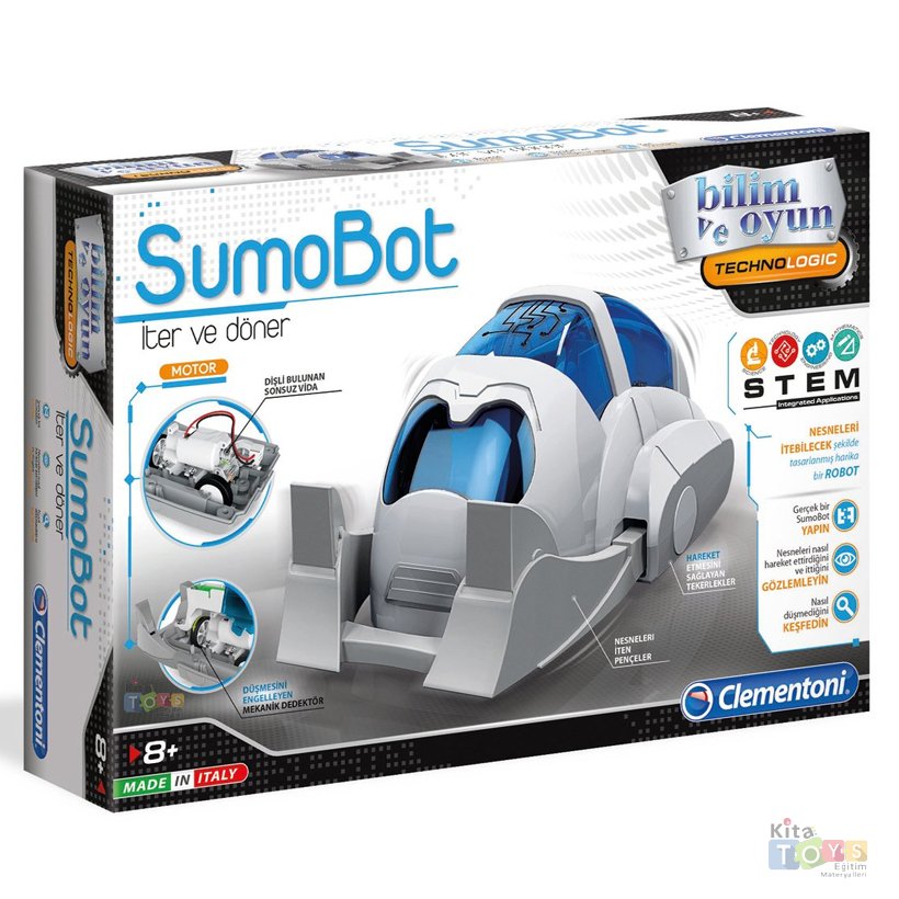 Sumo Bot Robot (STEM /Robotik Oyuncak) Clementoni 64955
