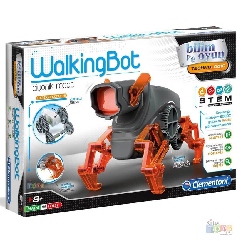 Walkingbot Robot (STEM /Oyuncak) Clementoni 64441