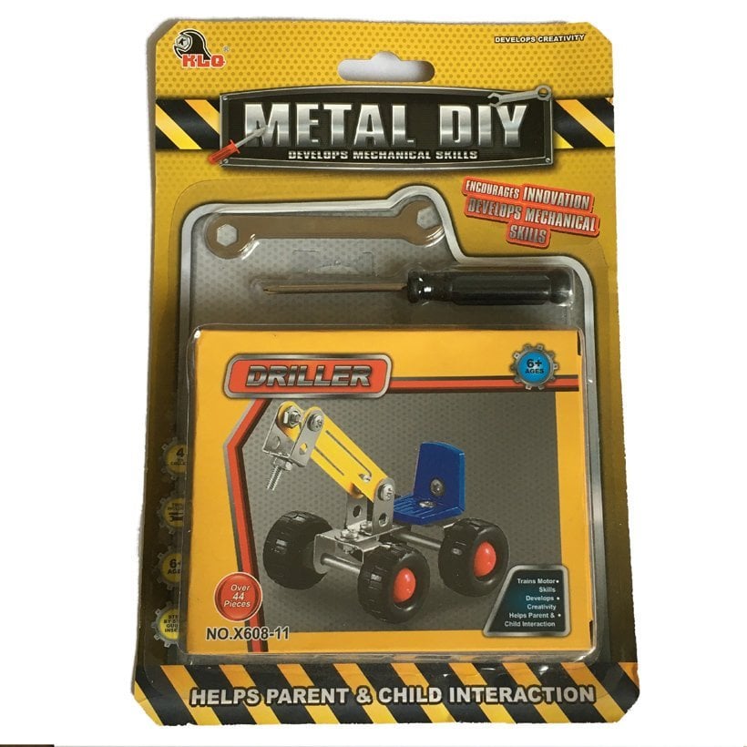 Metal Dıy Delici 44 Parça (Mekanik Becerileri Geliştirici Oyuncak)