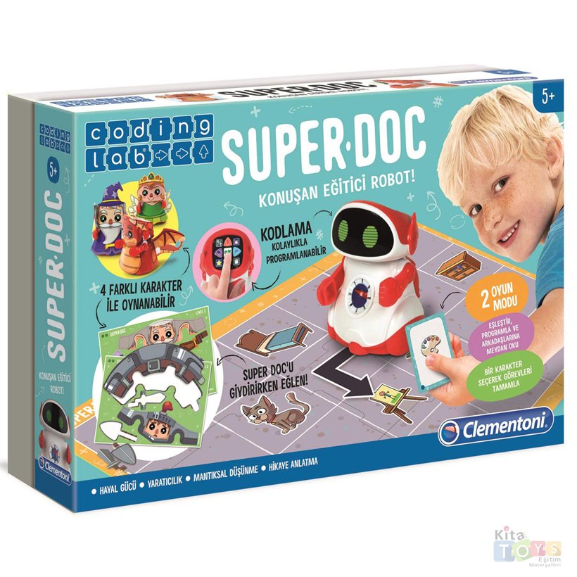 Konuşan Eğitici Robot Kodlama (Coding Lab Super DOC) 64960