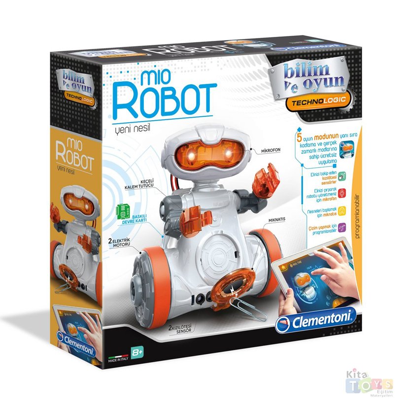 Mio Robot (STEM /Robotik Laborutavarı) Clementoni 64957