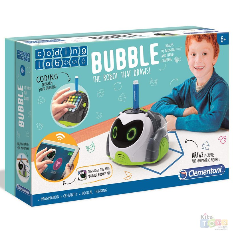 Tasarım Robot / Kodlama (Coding Lab-BUBBLE) Clementoni 75052TR