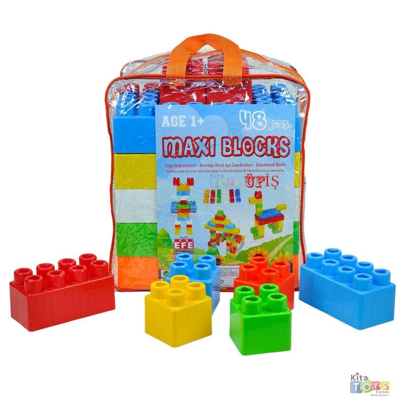 Maxi Bloklar 48 Büyük Parça (Eğitici Lego)