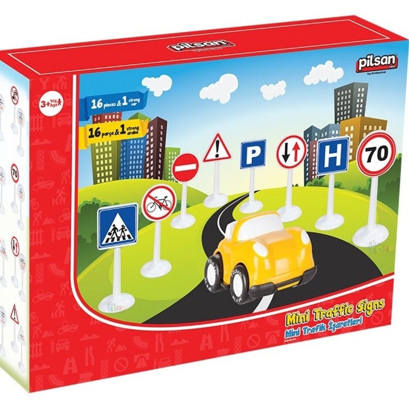 Anaokulu Trafik İşaretleri 16 Parça