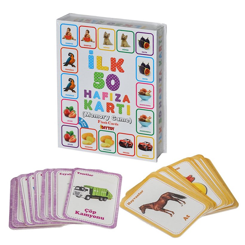 50 Hafıza Kartı (Memory Game) Flash Kart