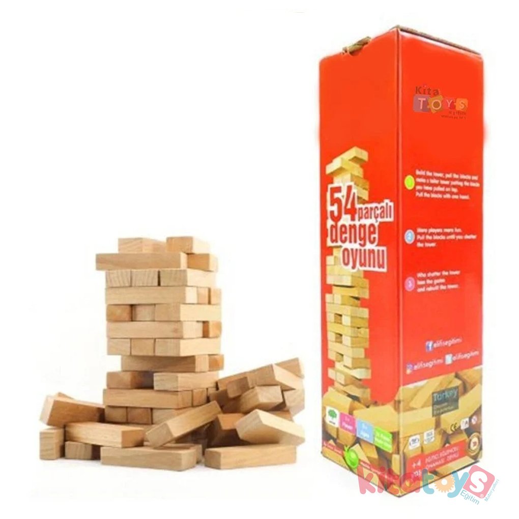 Ahşap Bloklar Denge Oyunu Jenga