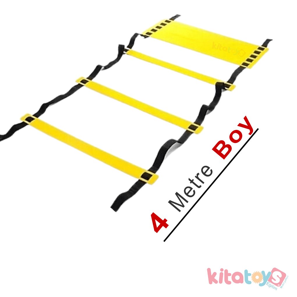 Antrenman Merdiveni 4 Metre-Spor Malzemeleri 1260 Koordinasyon 10 Basamak