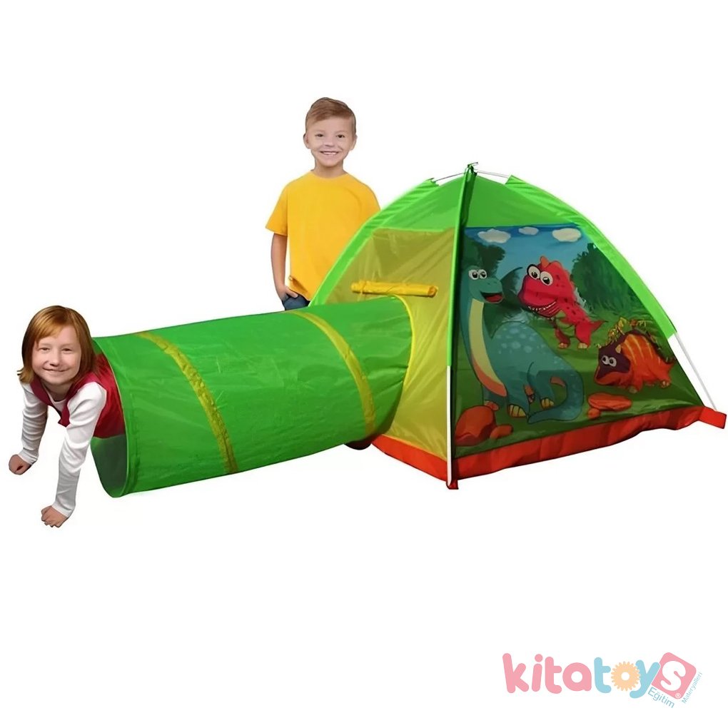 Tünelli İglo Dinozor Çadırı (We Camp) Oyun-Spor 170x112x94 cm