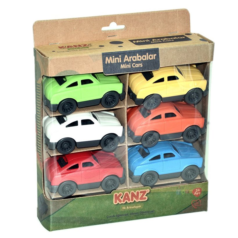 Kanz 6'Lı Mini Arabalar 30814 (Kara Taşıtı Oyuncak Cars)