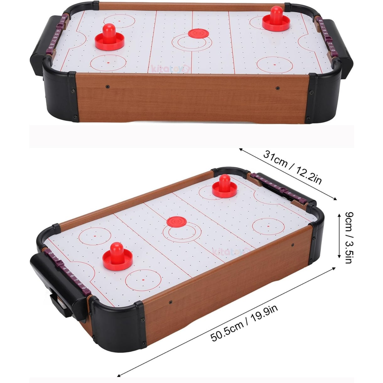 Ahşap Masaüstü Hava Hokeyi (Rising Sports Oyuncak 4560)