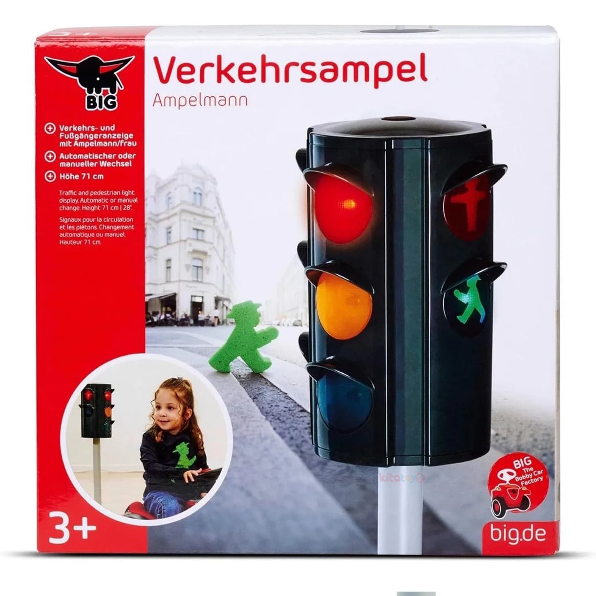 Büyük Trafik Işığı 71 cm (Yol Lambası Işıkları) BİG Oyuncak