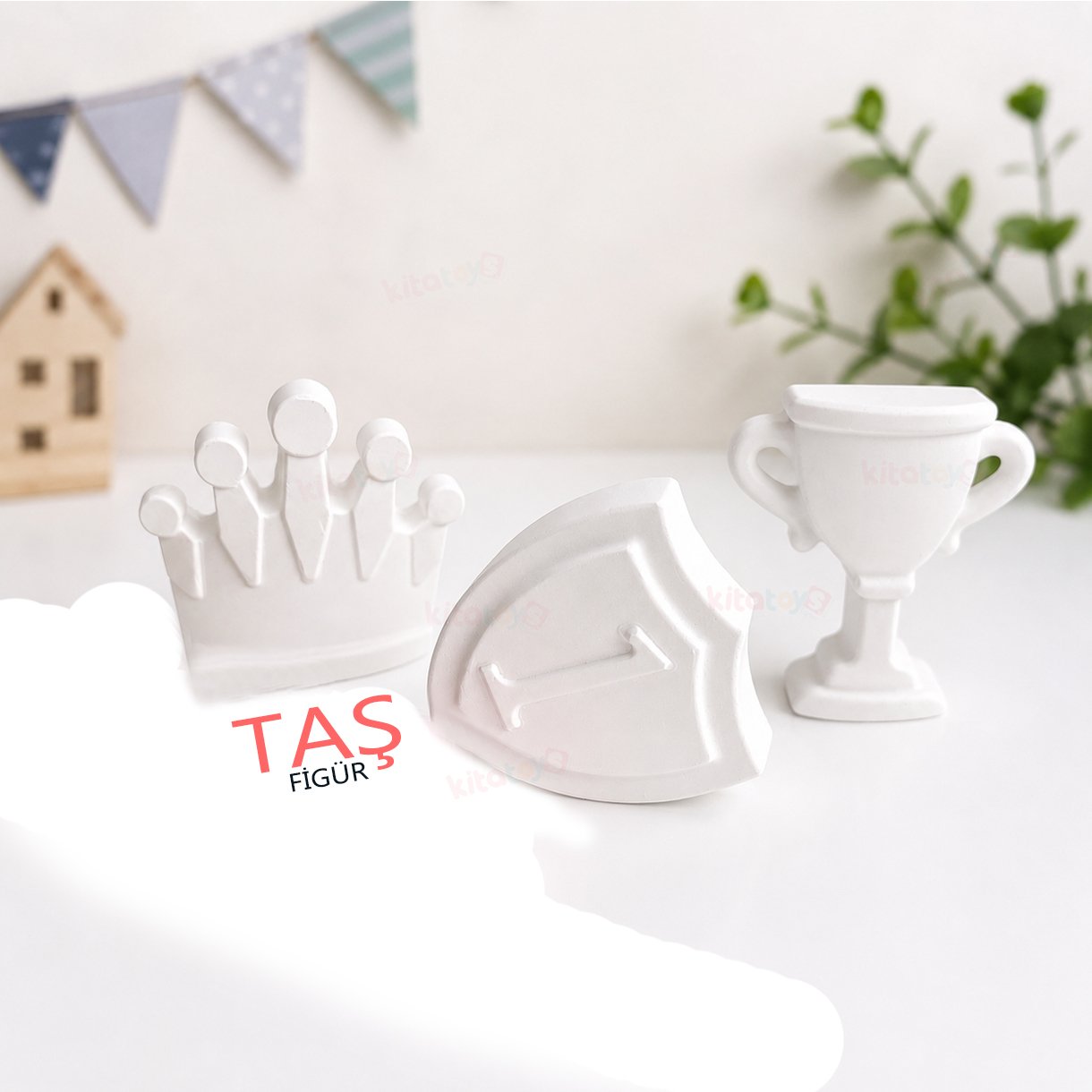 Taş Boyama ŞAMPİYON FİGÜRLER (Taş Tozu Objesi)