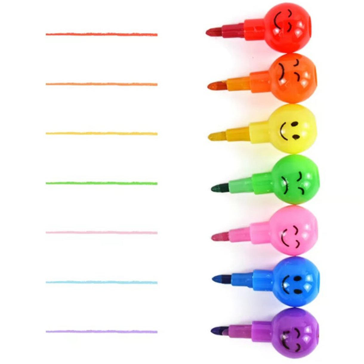 Emojili Yumurtlayan BOYA Kalemi 4'Lü (Öğrenci Karne Hediyesi Oyuncak)