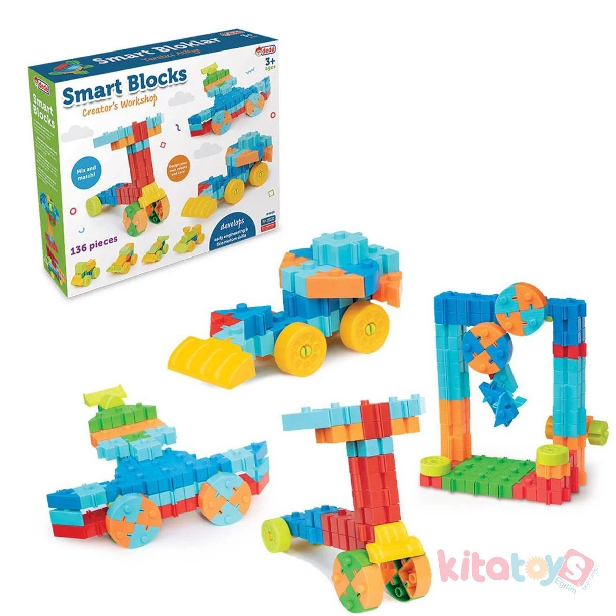 Smart Bloklar 136 Parça Lego 04035 Blocks Fentoys