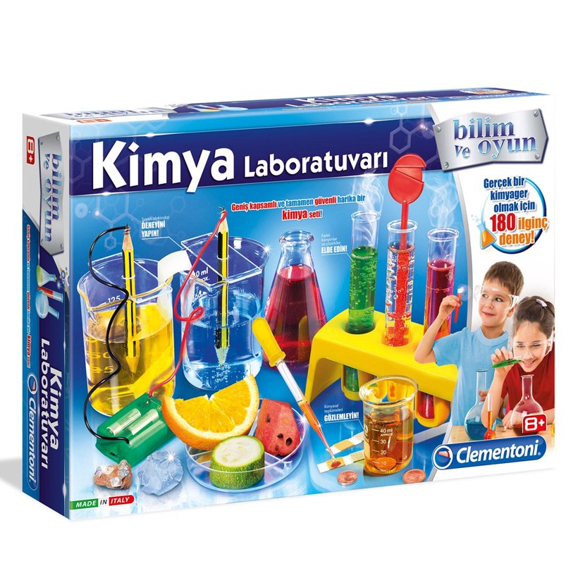 Kimya Laboratuvarı Seti Clementoni 64548 Bilim Ve Oyun