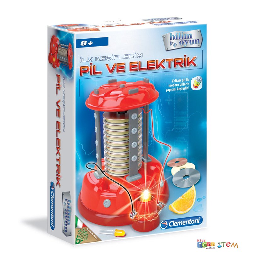 Pil ve Elektrik Keşif Deney STEM Seti 64563
